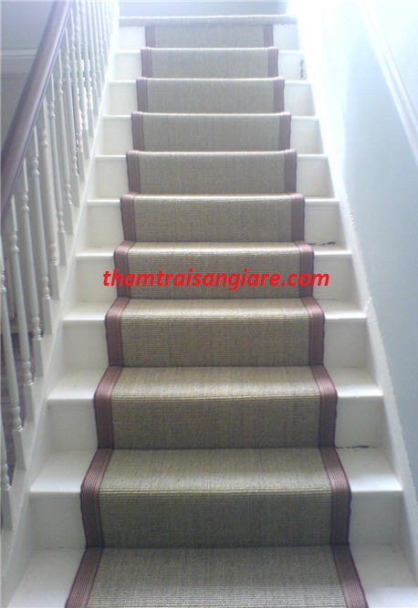 Thảm cầu thang - sisal-stair-carpet